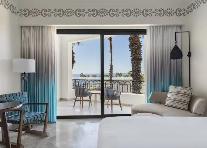 picture of living area in a room with sea view balcony