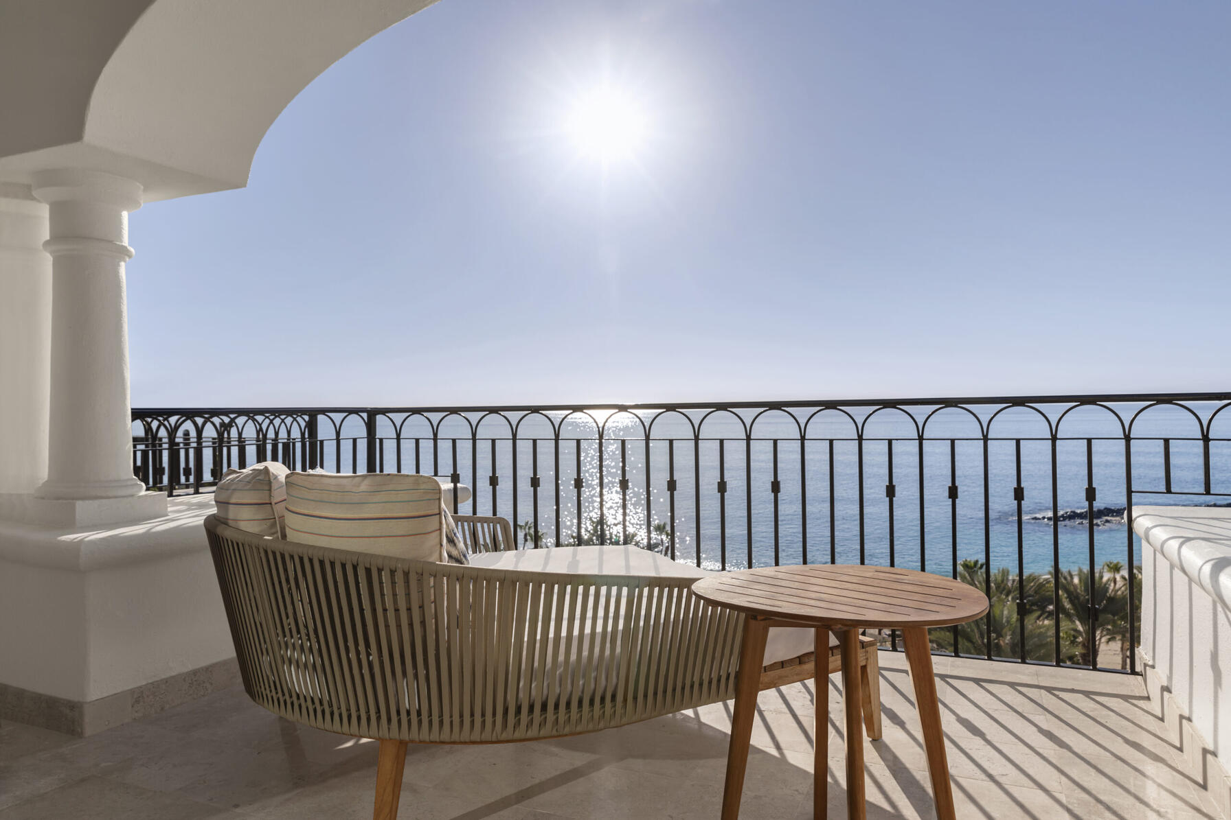 picture of balcony with sea view