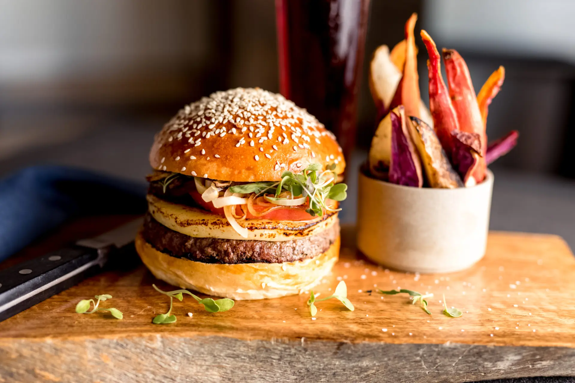 imagen de una hamburguesa