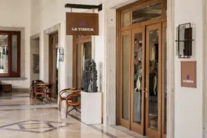 picture of a gallery entrance of a shop