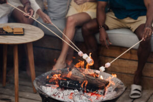 picture of roasting marshmallows