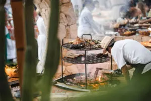 picture of chef doing barbecue