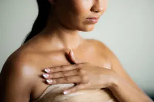 picture of a women in spa